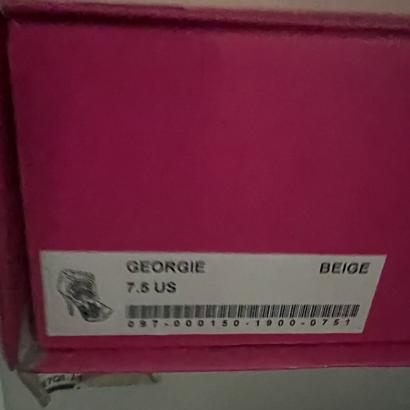 Georgie Open Toe Lace Bootie size 7.5 new - Picture 7 of 7